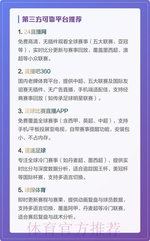 怎样挑选最合适的世界杯直播平台？